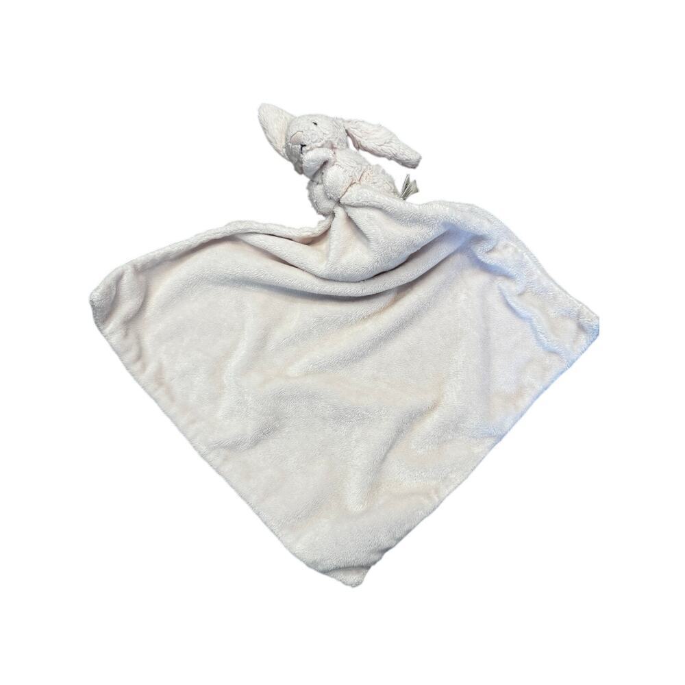 Jellycat Bashful Bunny Soother Lovey Security Blanket Pink Baby Plush Comfort - Picture 3 of 6